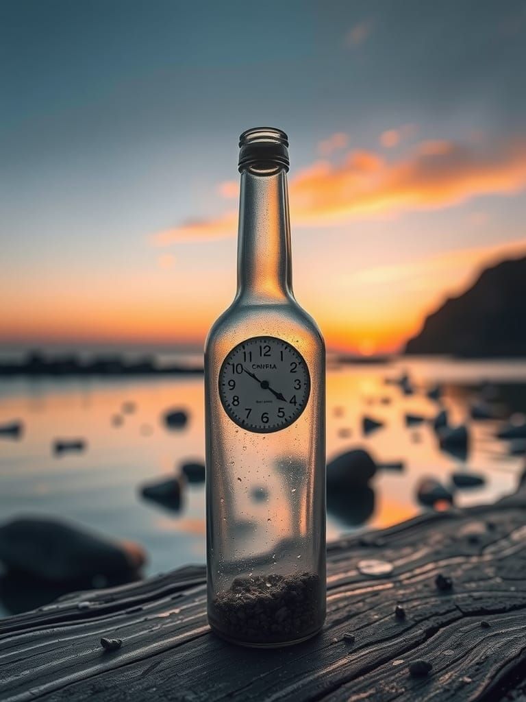Time Passes in a Bottle Concept Art