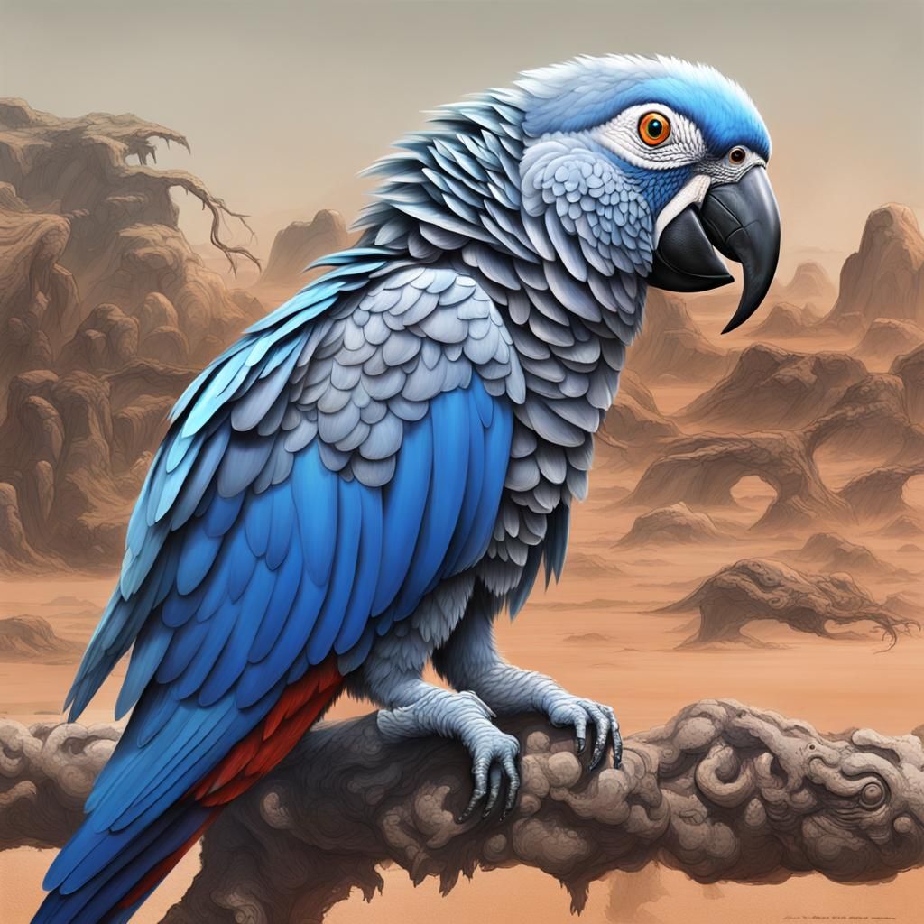 Exotic Alien Lifeforms on a Distant Exoplanet