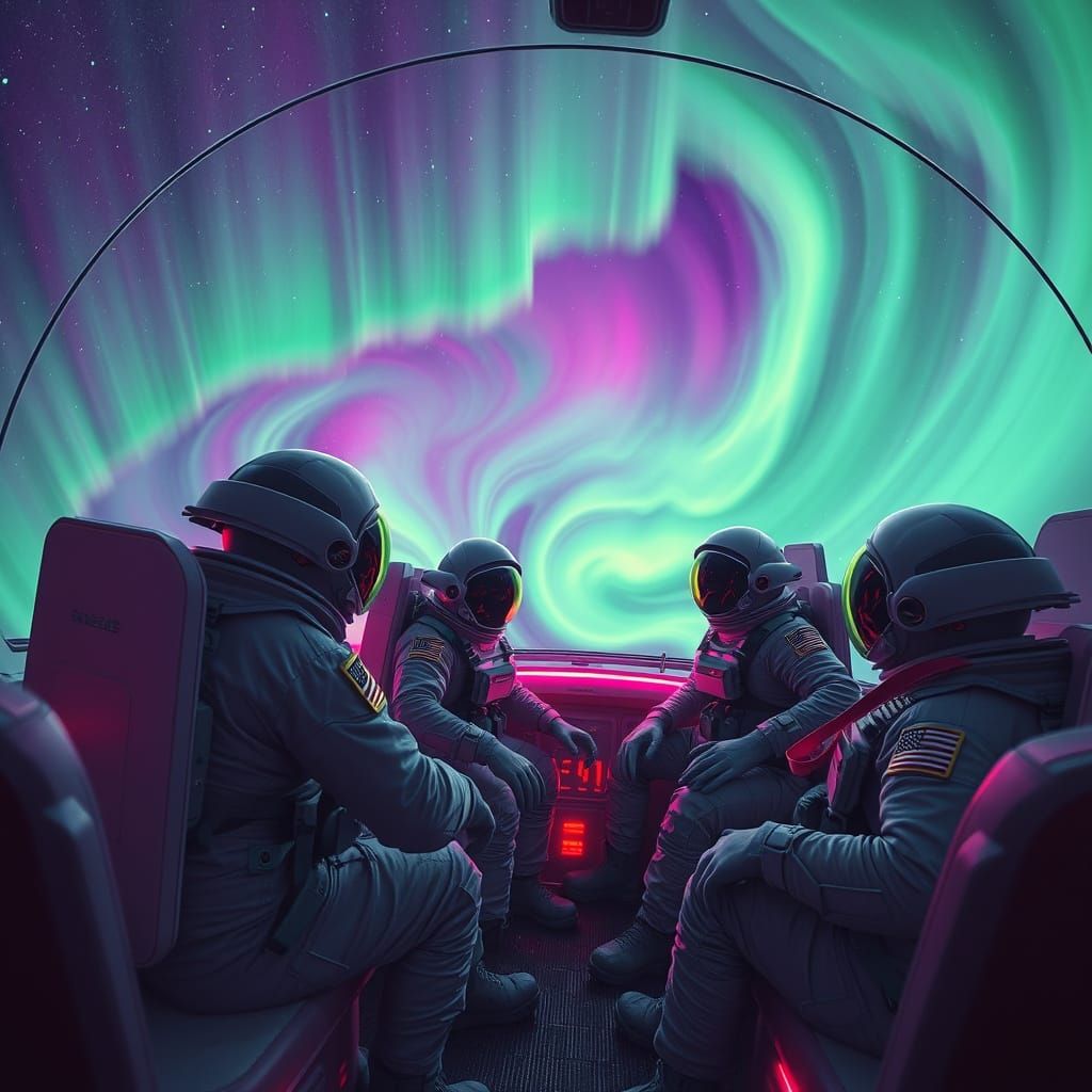 Magnetic Storm in Space