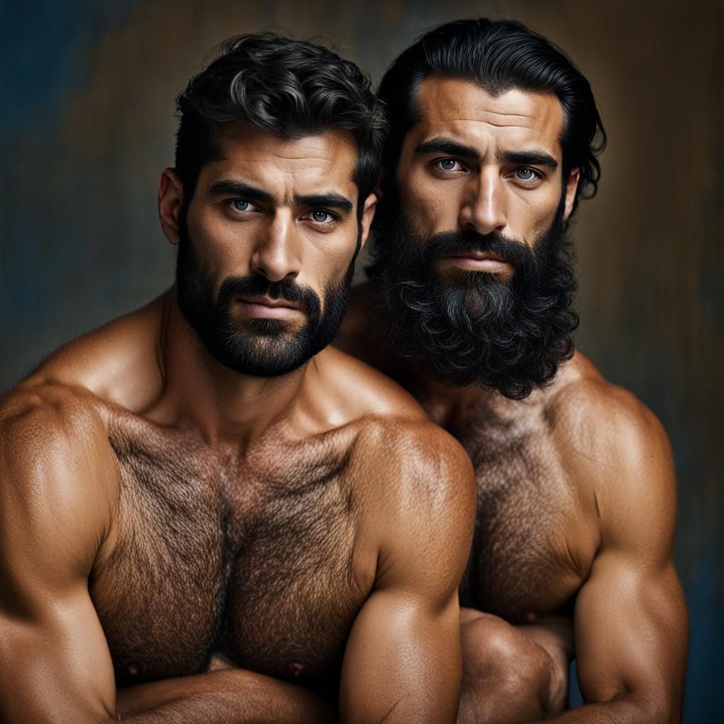 Striking Portrait of an Armenian Man in Studio Lighting