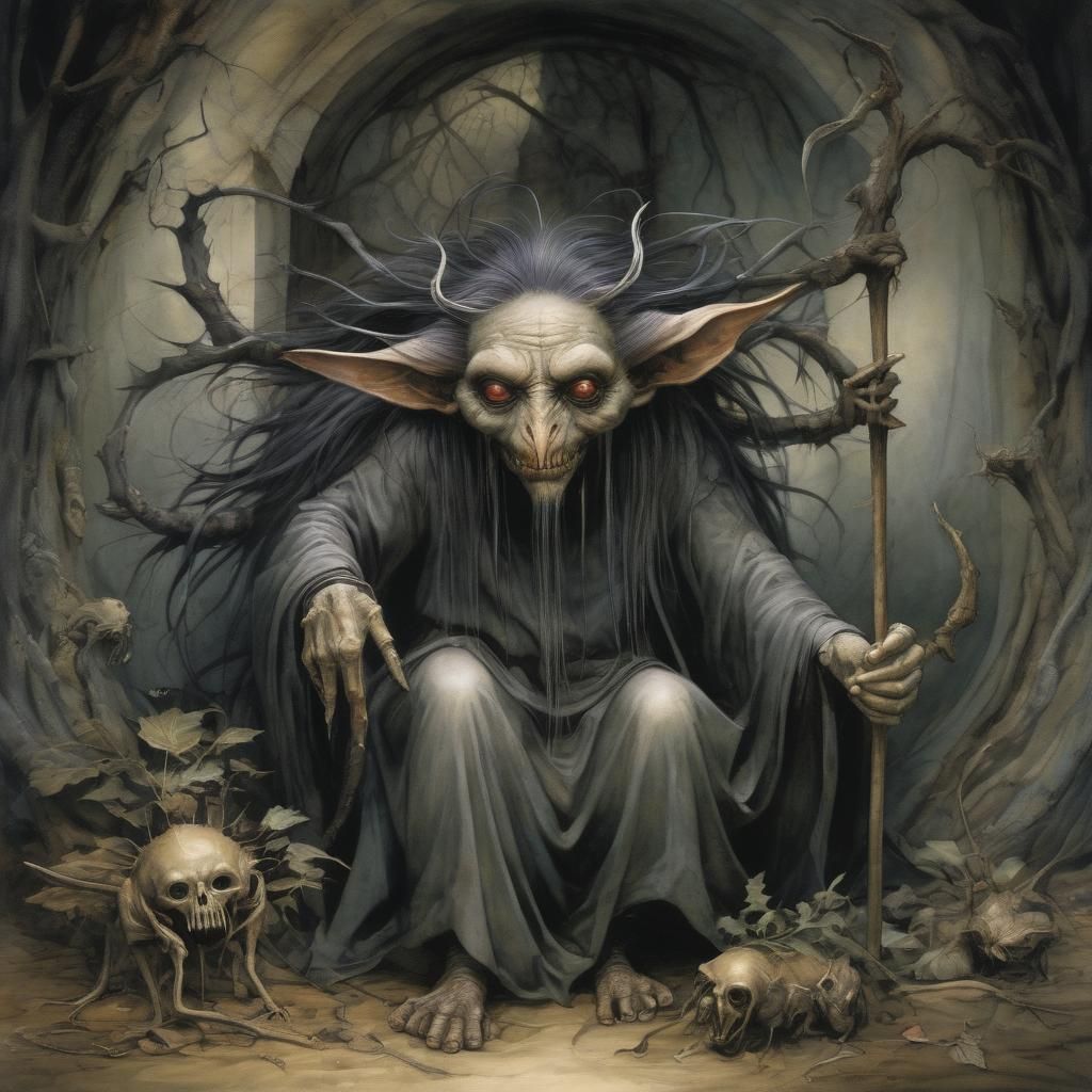 Grimdark Fantasy Illustration