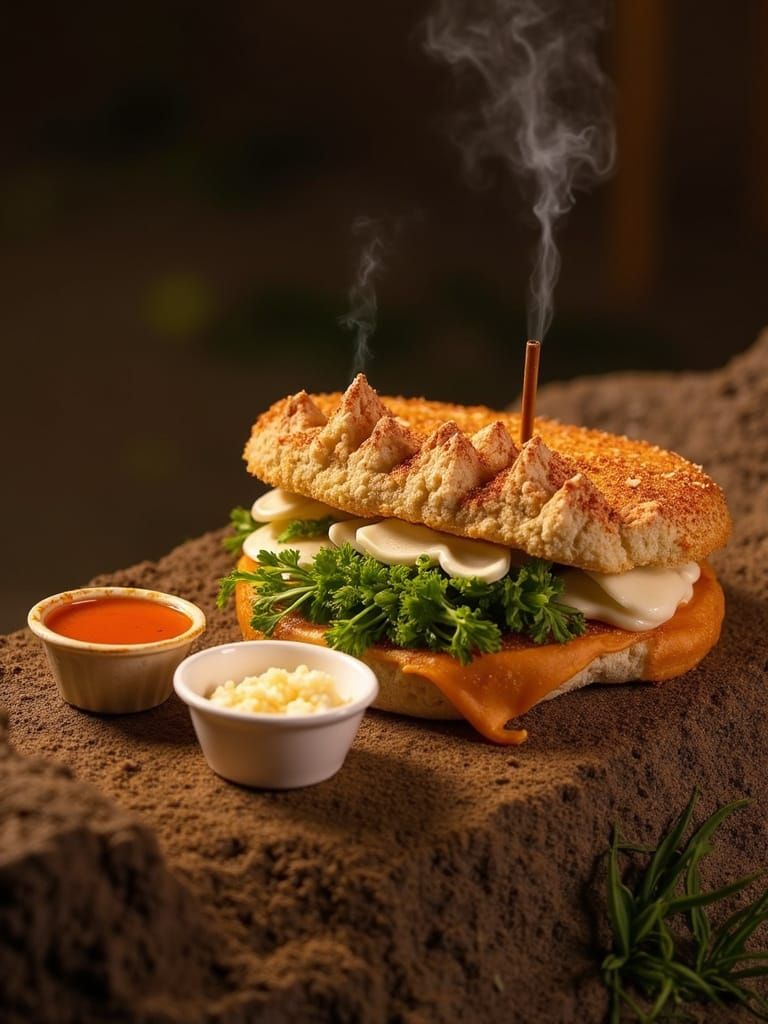 Surreal Miniature Landscape Transforms into Towering Mountai...