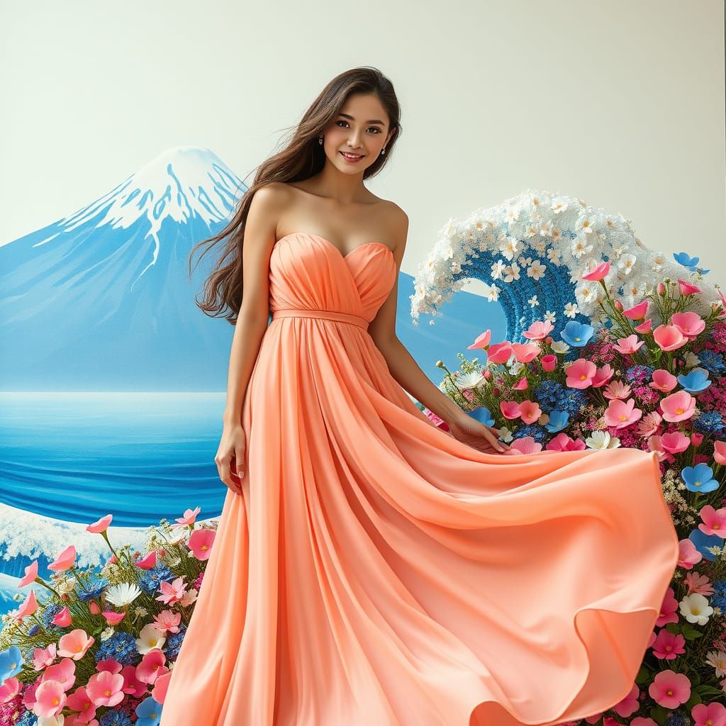 The Great Wave (prompt magic does that)