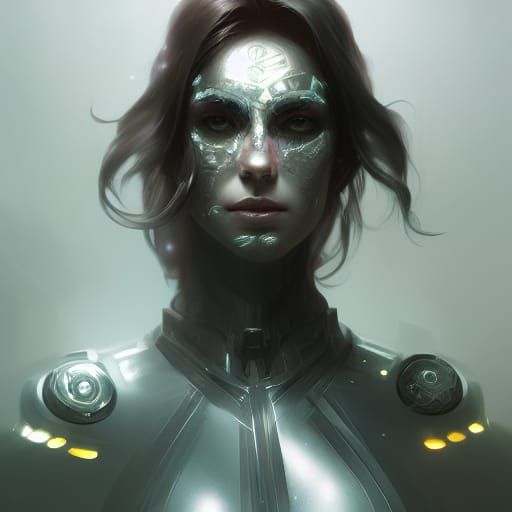 Technoblade as Ghost: Hyperdetailed Spectral Portrait