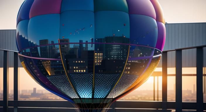 99 Luftballoons in Hyperrealistic Professional Photography S...