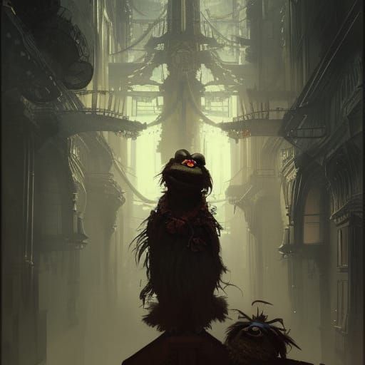 Muppets in Dark Fantasy Style