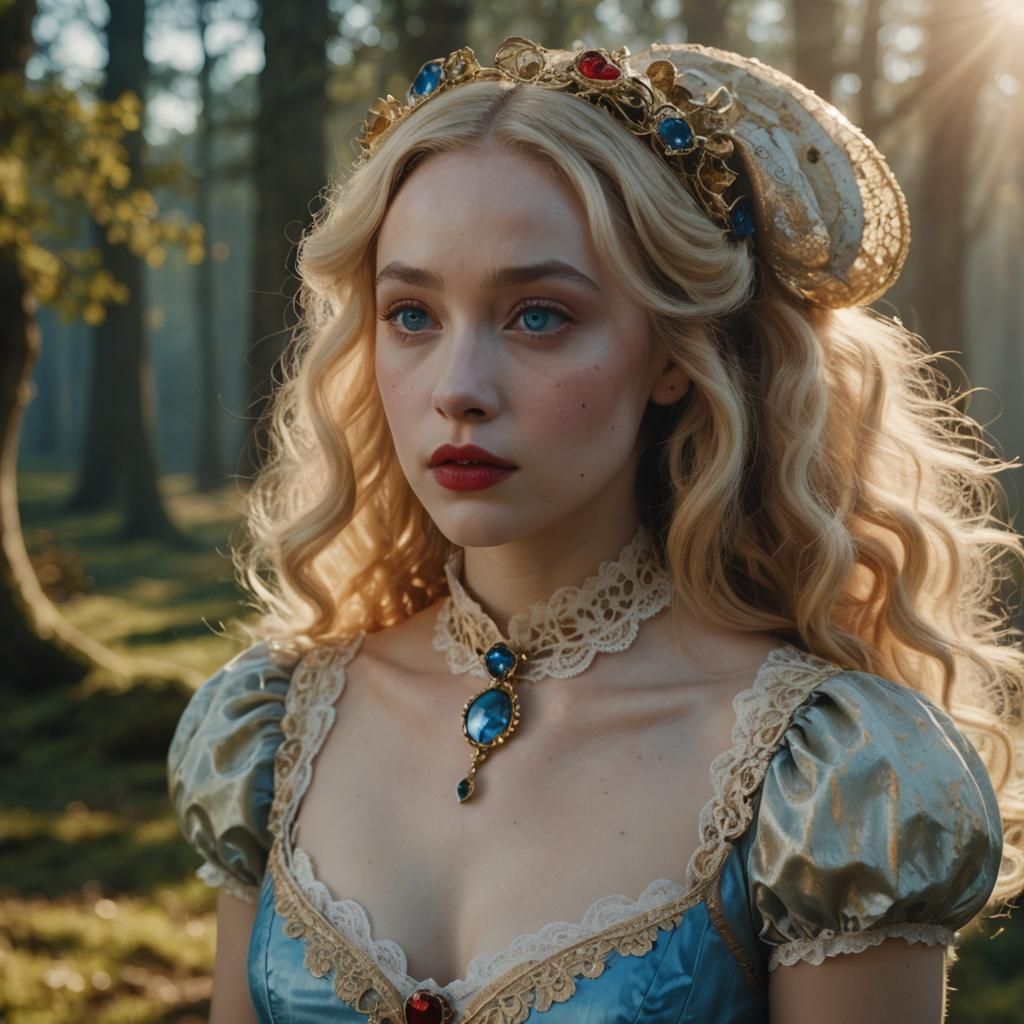 Alice in Wonderland Film Still: Ethereal Surrealism