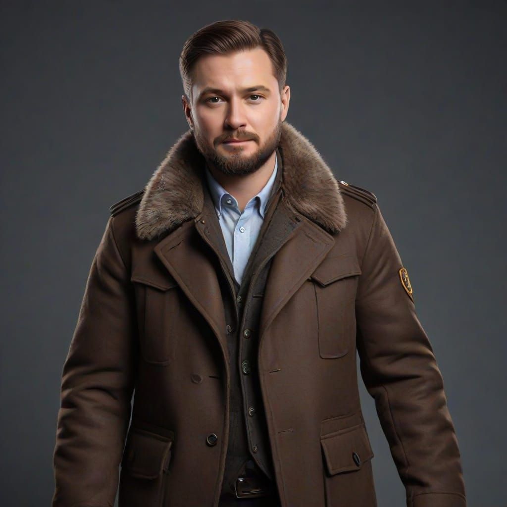 War-Torn Soul in Cyberpunk Style