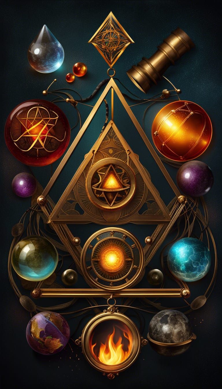 Alchemist's Chamber: Magic, Sacred Geometry, and Elements