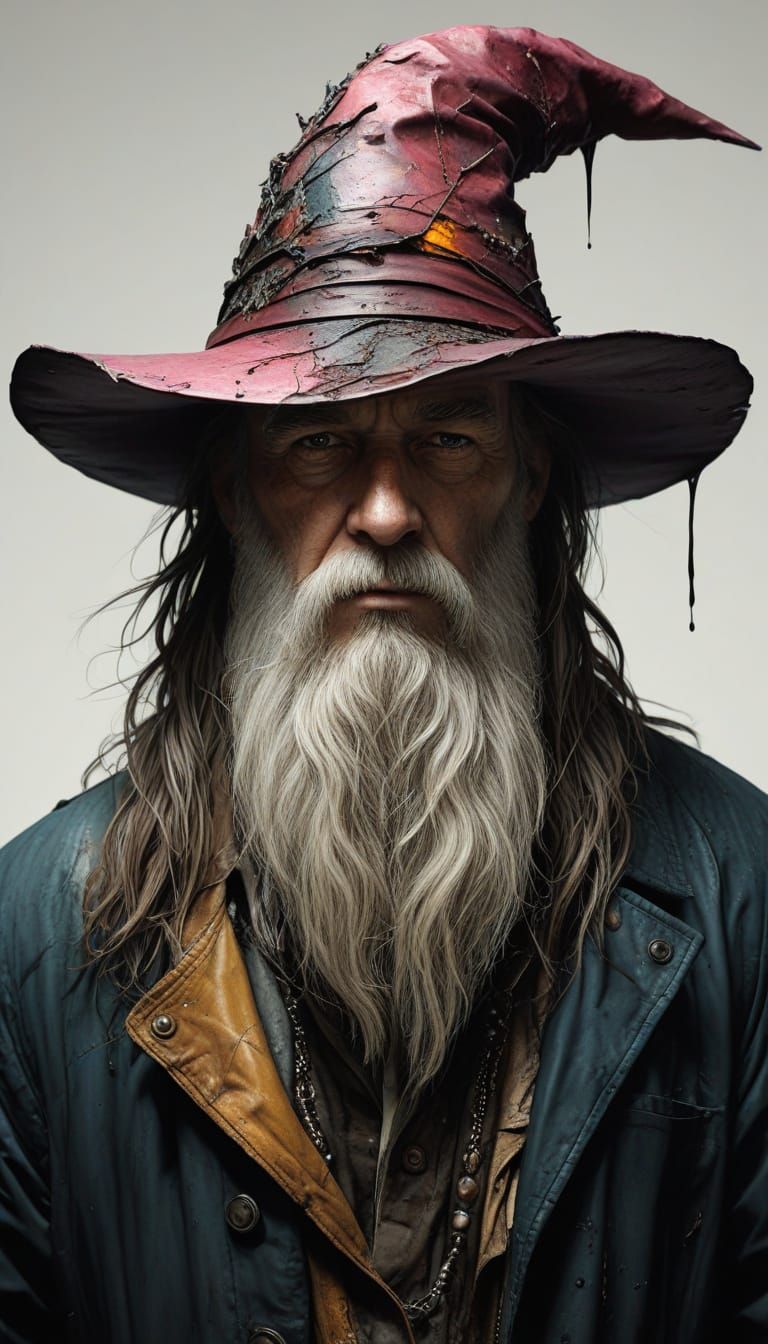 Mystical Wizard in Dramatic Lighting