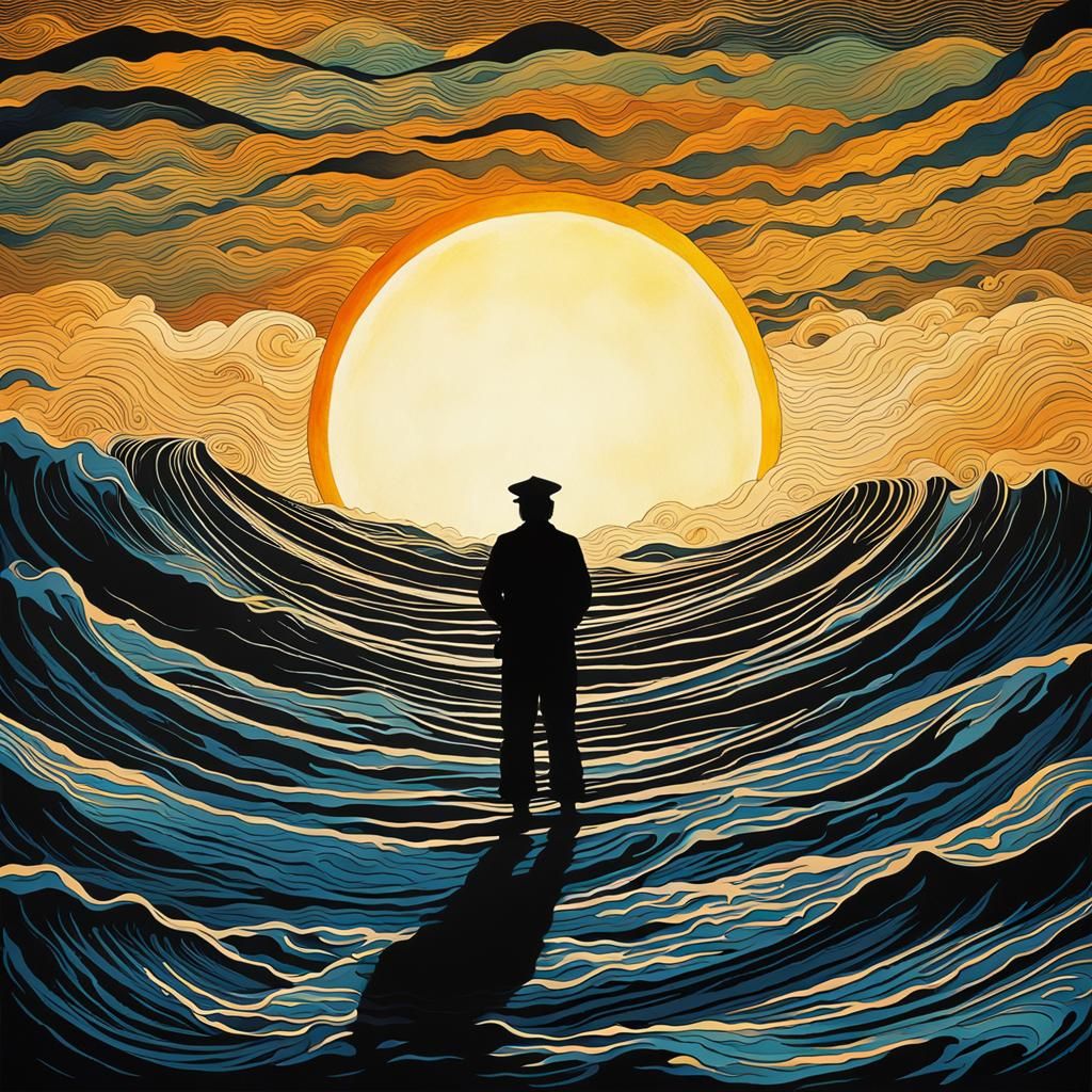 The Sun falls Asleep in the Arms of the Sea
