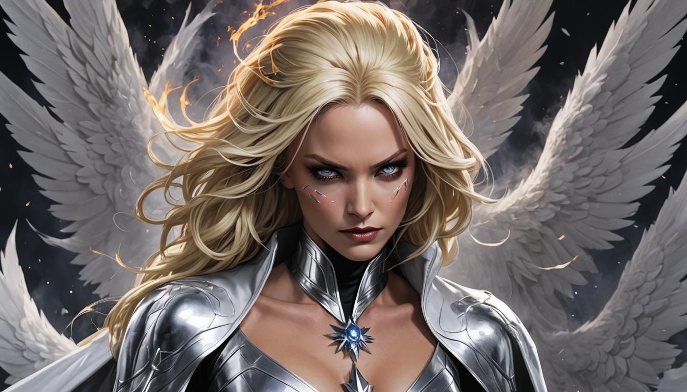 Emma Frost as Dark Phoenix Illustration