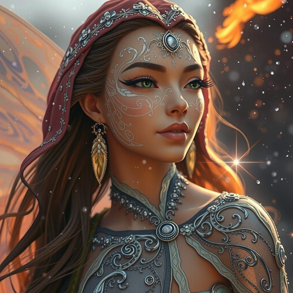 Whispering Guardian of the Ethereal Flame