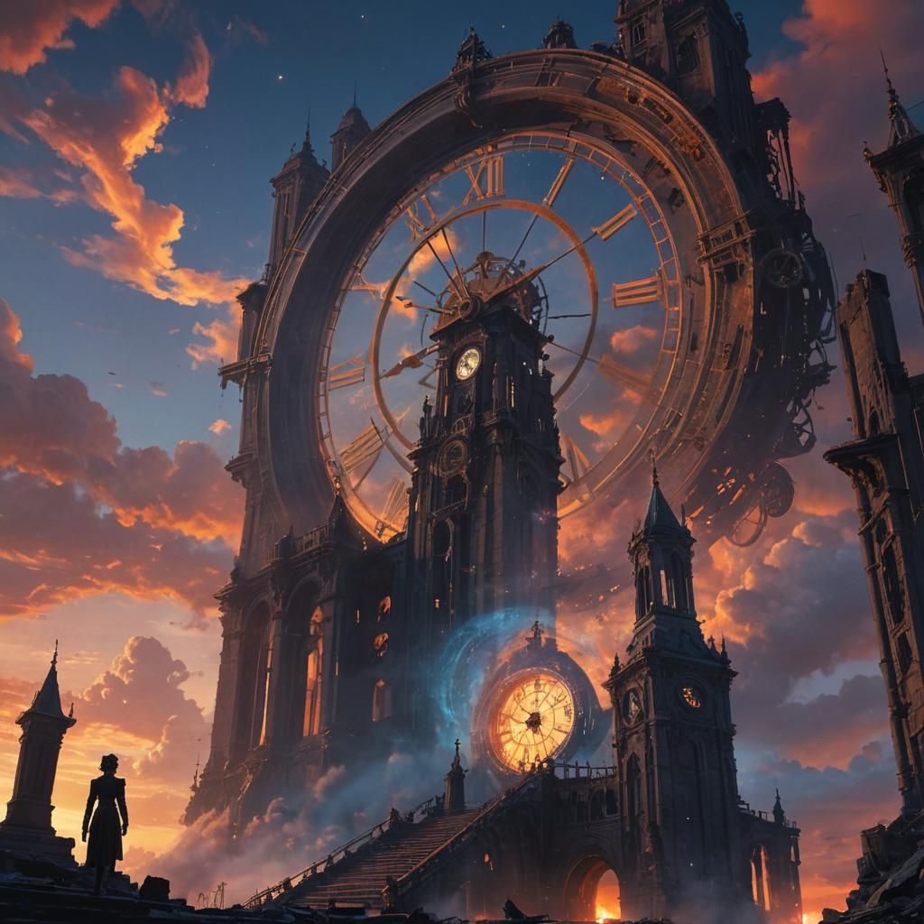 Clockwork Celestial Being in Clock Tower Ruins