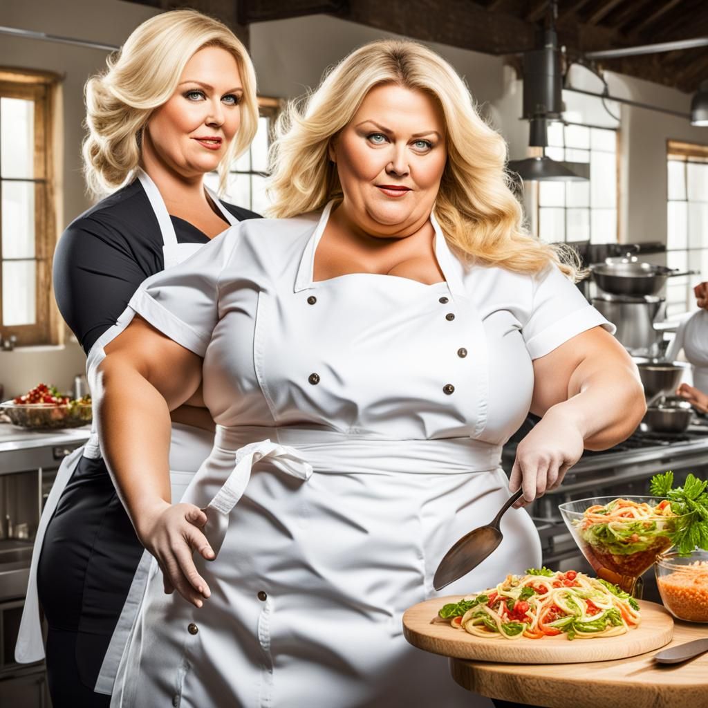 Cannibal Chef Feeds Chubby Blonde Woman