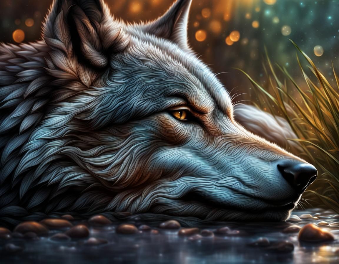 Peaceful Wolf