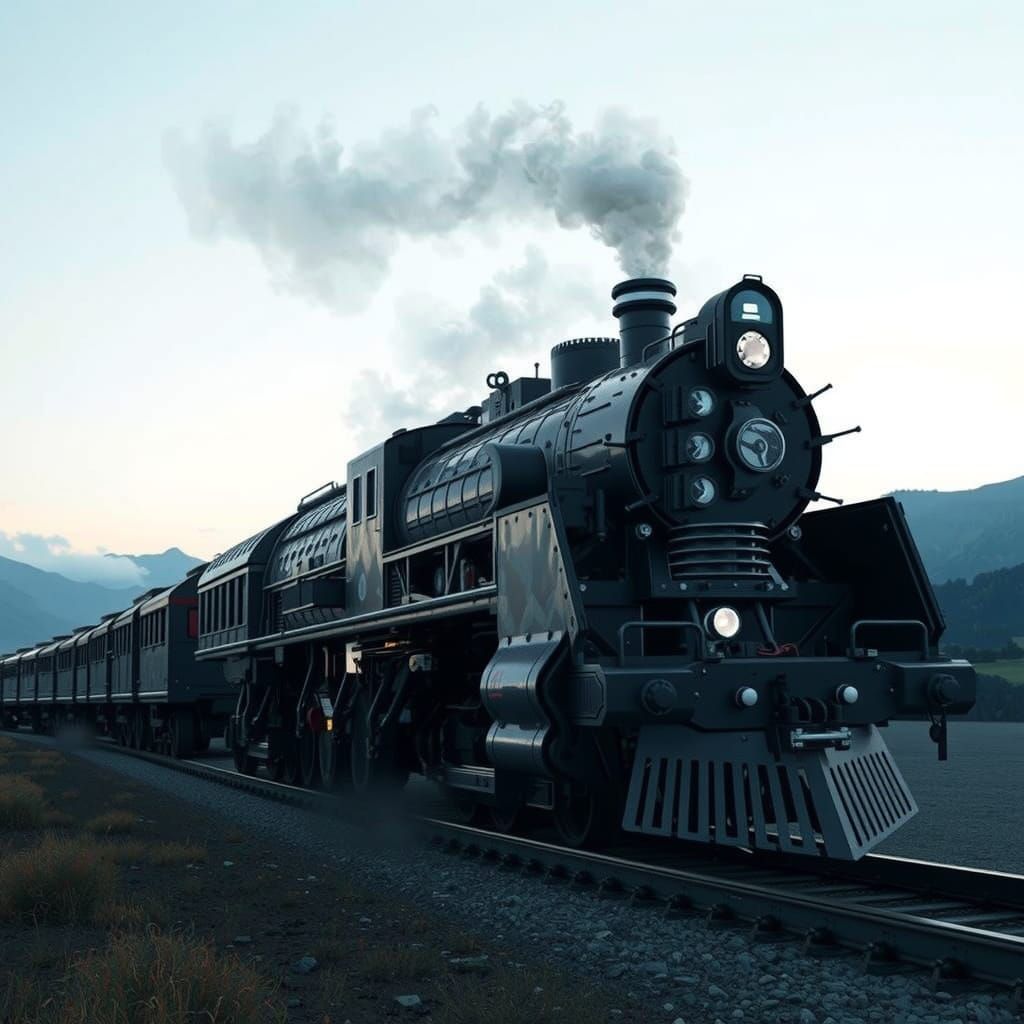 Cyberpunk Mech Unveiled in Epic Sci-Fi Cinematic Shot