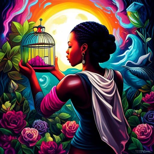 Black Girl on the Moon: Graffiti Art