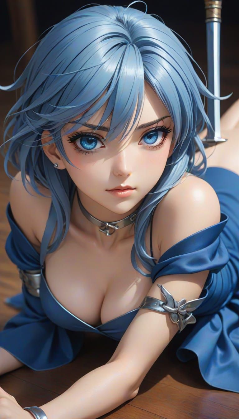 Anime Portrait of Orie Ballardiae in Manga Scan Style