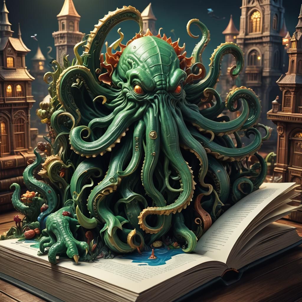 Cthulhu World Emerges from 3D Pop-Up Book