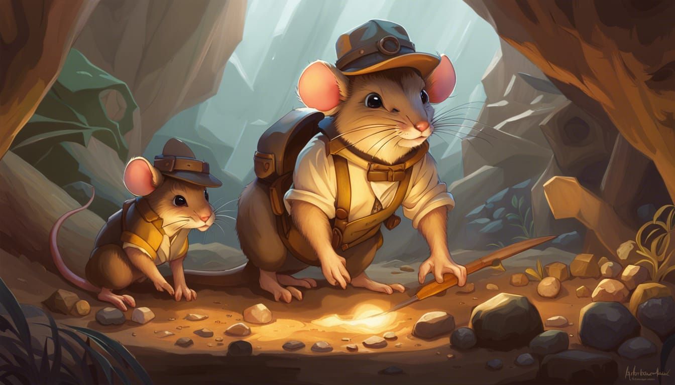 Dad do you think there is fossilized cheese?