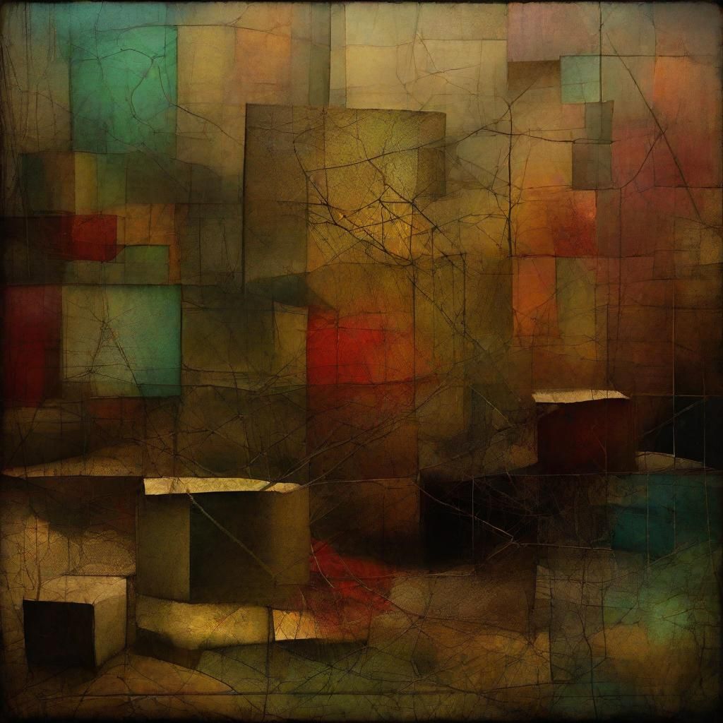 Surreal Collage in Style of Ciurlionis and Cadmus