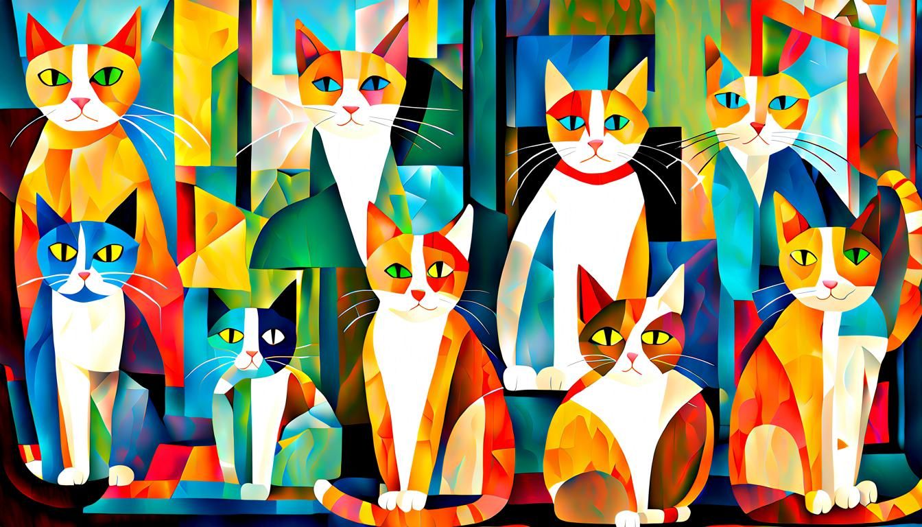 Cubist Cats Hidden Object Game