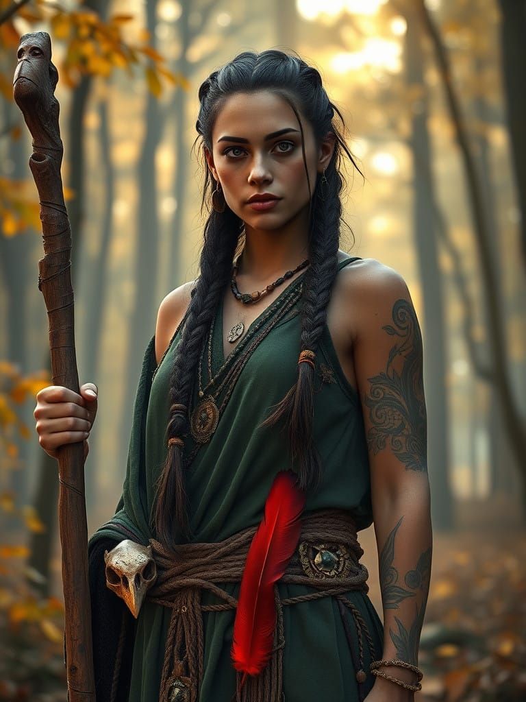 a shaman woman