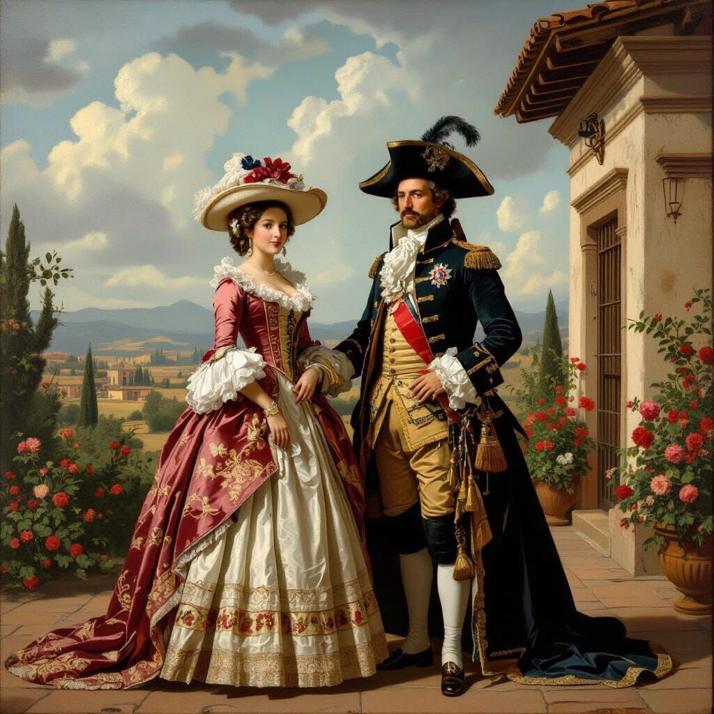 New Granada Viceroys in 18th Century Baroque Style