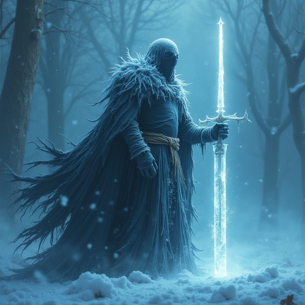 Unknown hero wielding a magical b'stard sword!!