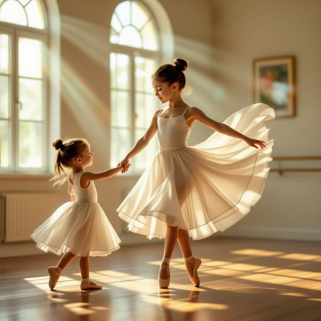 Girl's Dance Journey: Transformation to Womanhood