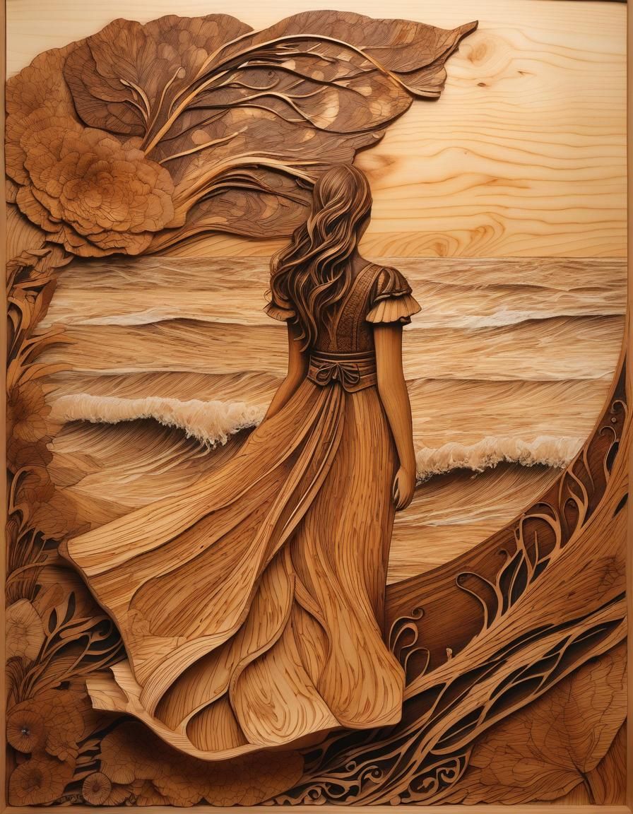 Wood burning art