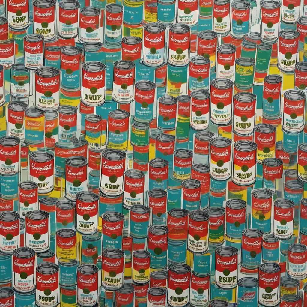 Andy Warhol inspired Campbell Soup Cans