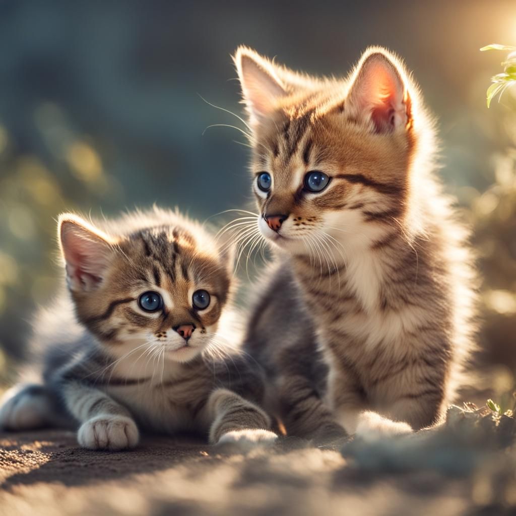 Kitten Protected: Rusty Spotted Cat Under Wolf