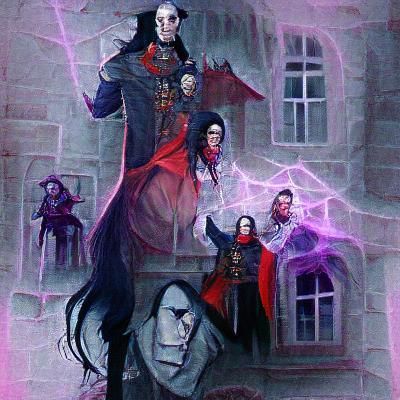 Gothic Horror Text Art: Curse of Strahd