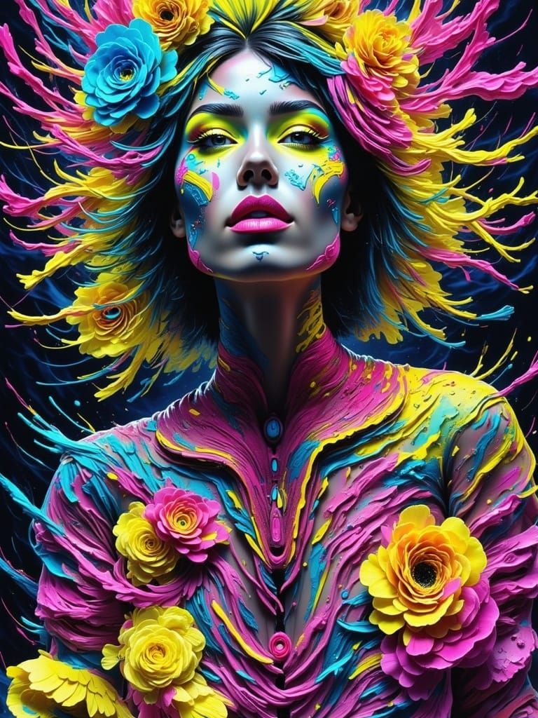 🛑LOVE THIS LORA TOO🛑
<lora:1001NEONBLASTGLITCH:1.0>
🛑SAME PROMPT AS BEFORE🛑