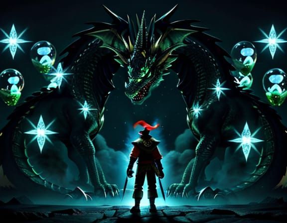 Gargantuan Multi-Headed Dragon Battles Mario at Earth's Core