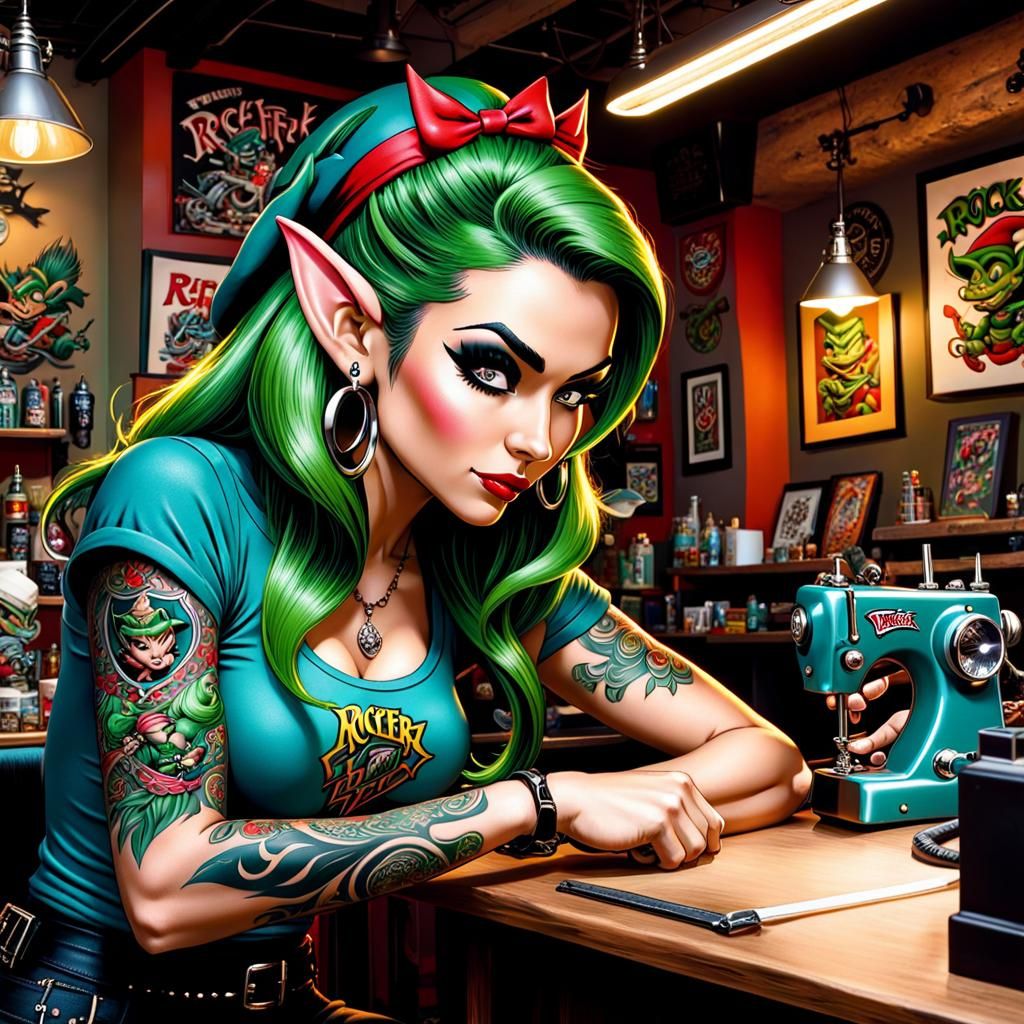 Elven ink girl: Christy