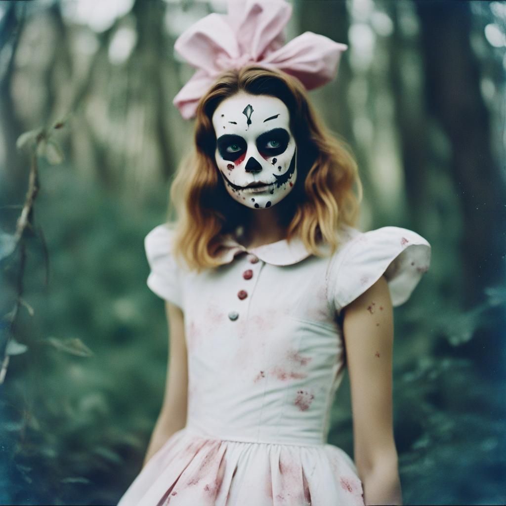 Alice in Wonderland Horror Fashion Photography