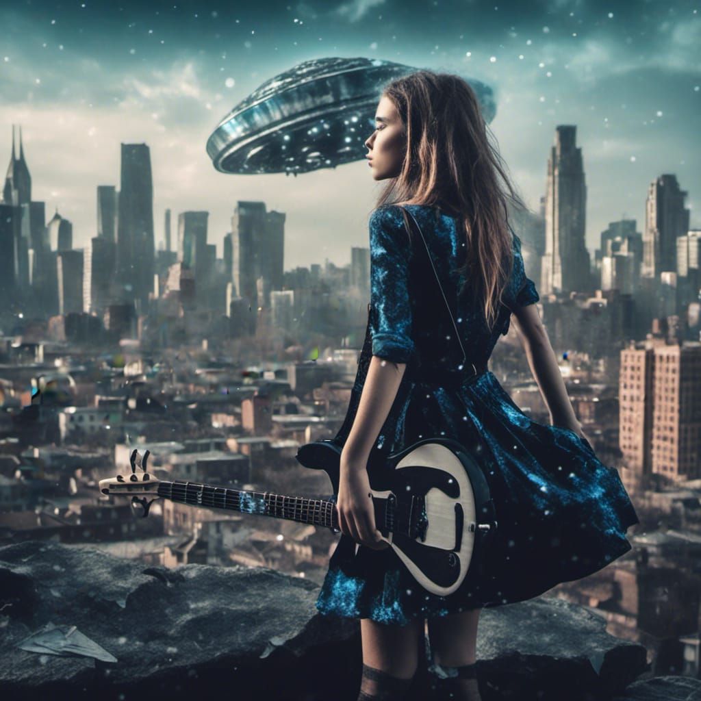 Teen Bassist Saves World From Alien Invasion