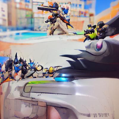 Overwatch Hero Ready For Battle