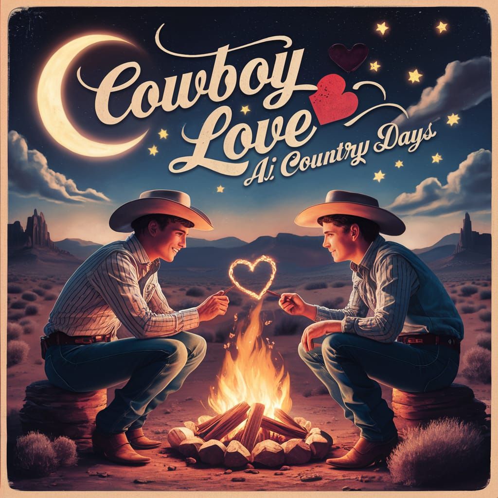 Album cover: "AI country days"