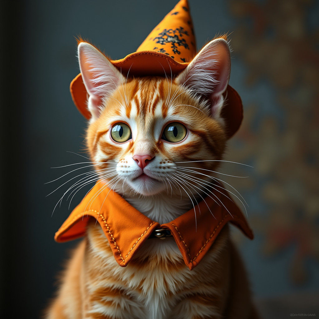 Costumed Cat Generated by AI