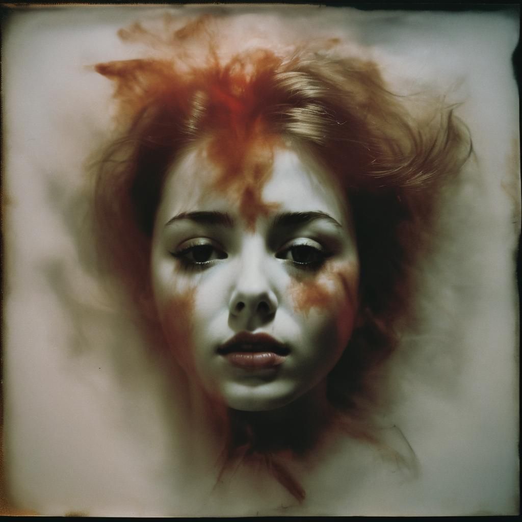 Surreal Portrait in Velvet Painted Style