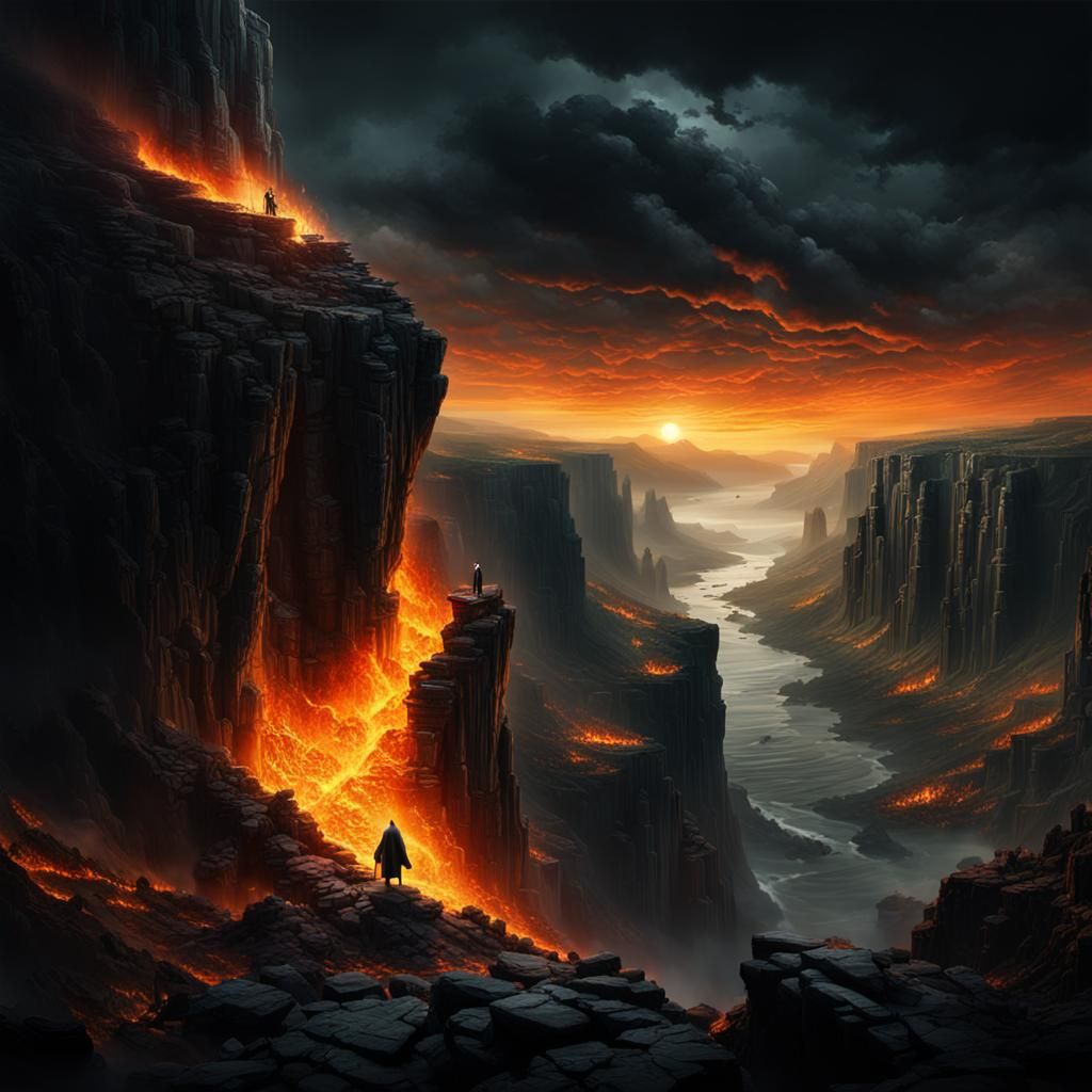 Death Reaps the Night: An Epic Digital Painting