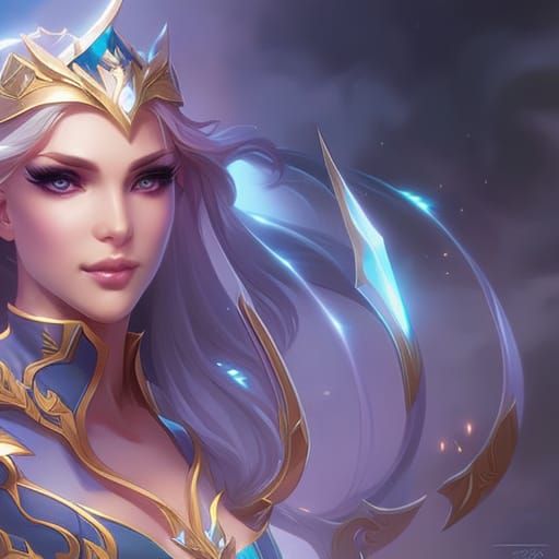 Aisha Belka Fantasy Portrait in Unreal Engine Style