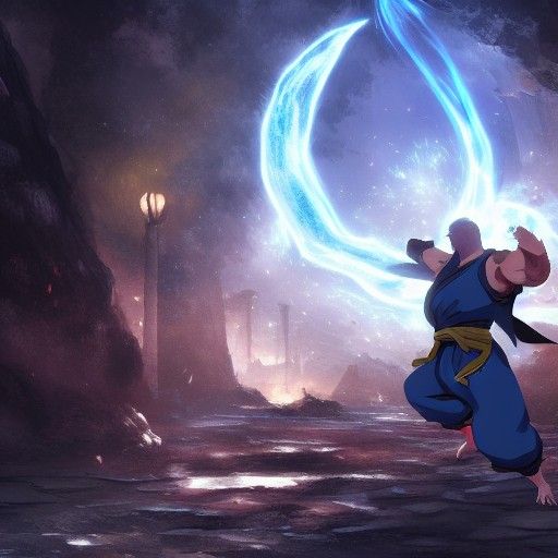 Mortal Kombat in Studio Ghibli Anime Style