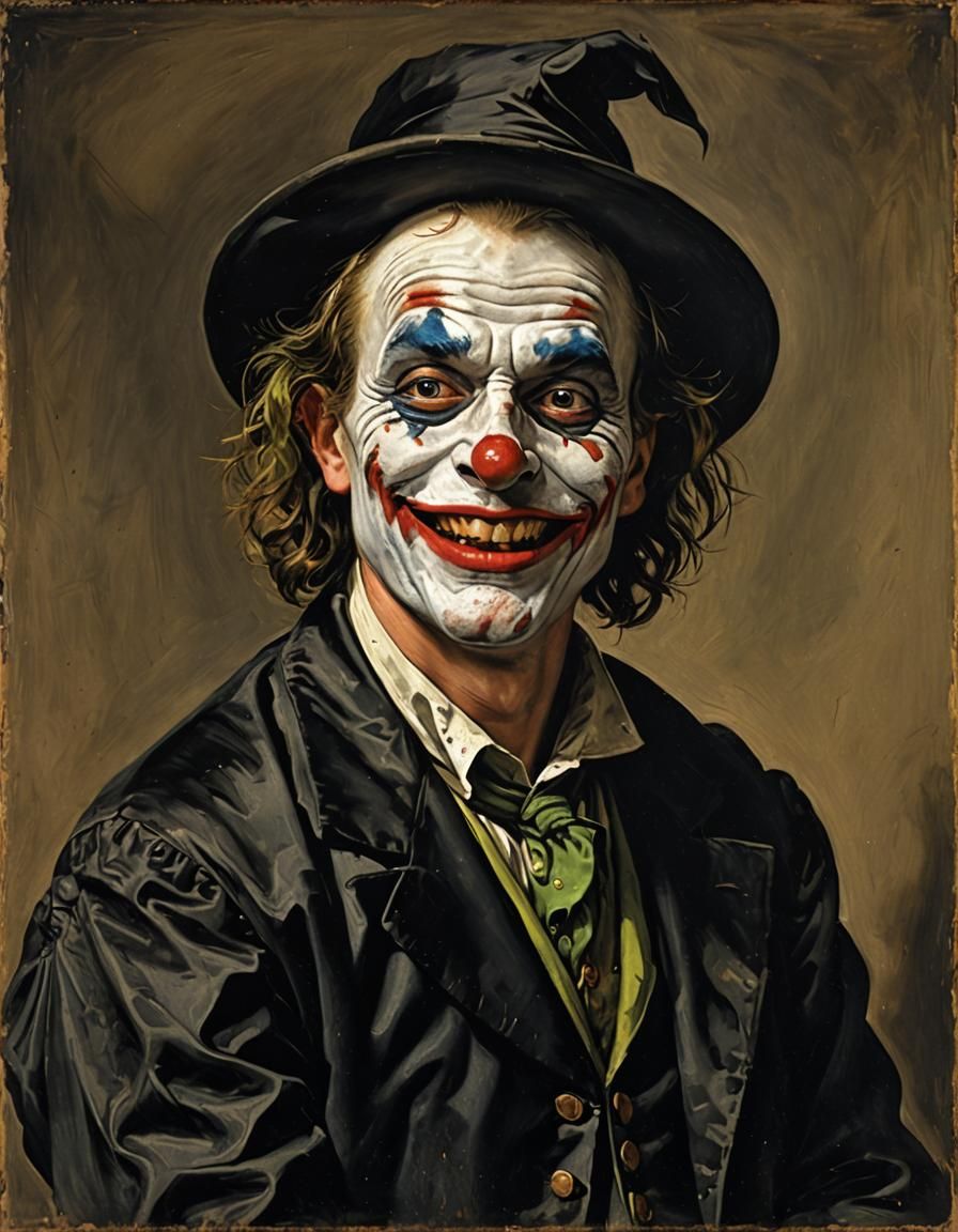 Frans Hals-Inspired Portrait of a Lively Joker