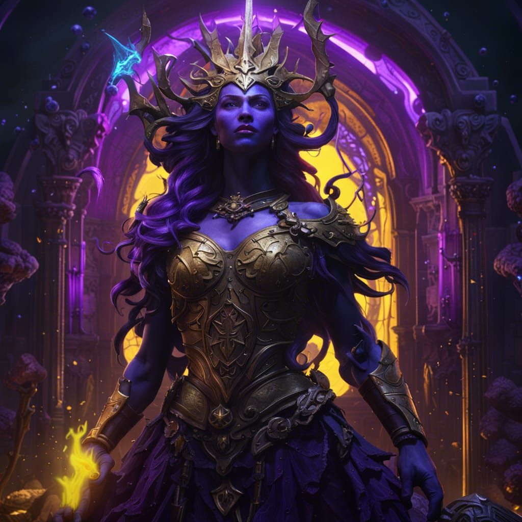 Trident and damru a masterpiece, 8k resolution, dark fantasy concept art, by Greg Rutkowski, dynamic lighting, hyperdeta...