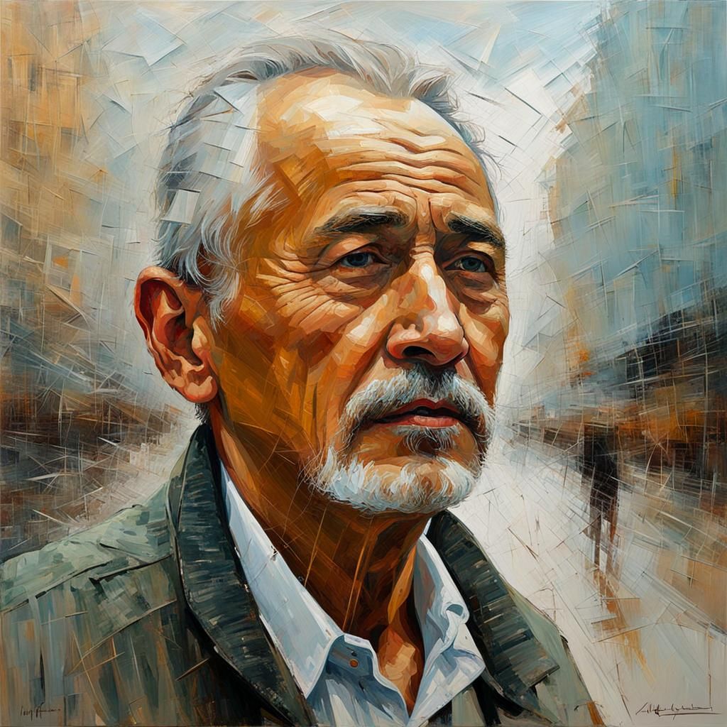 Contemplative Portrait Reflecting on Time and Hope